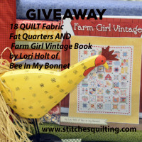 Farm Girl Vintage Book Fabric Giveaway